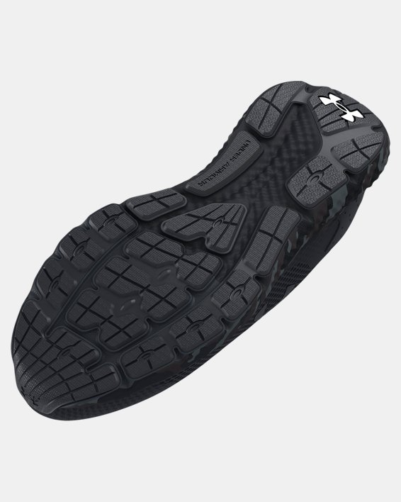 Men's UA Charged Rogue 3 Printed Running Shoes, Black, pdpMainDesktop image number 4